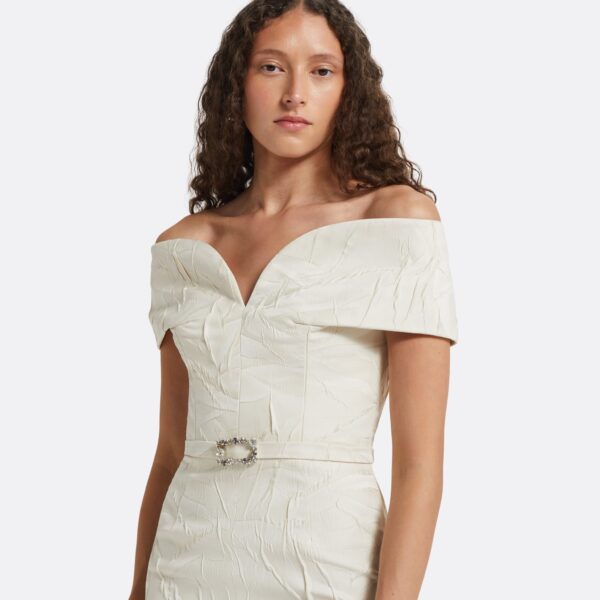 Safiyaa Tonyi Embroidered Midi Dress, view 4