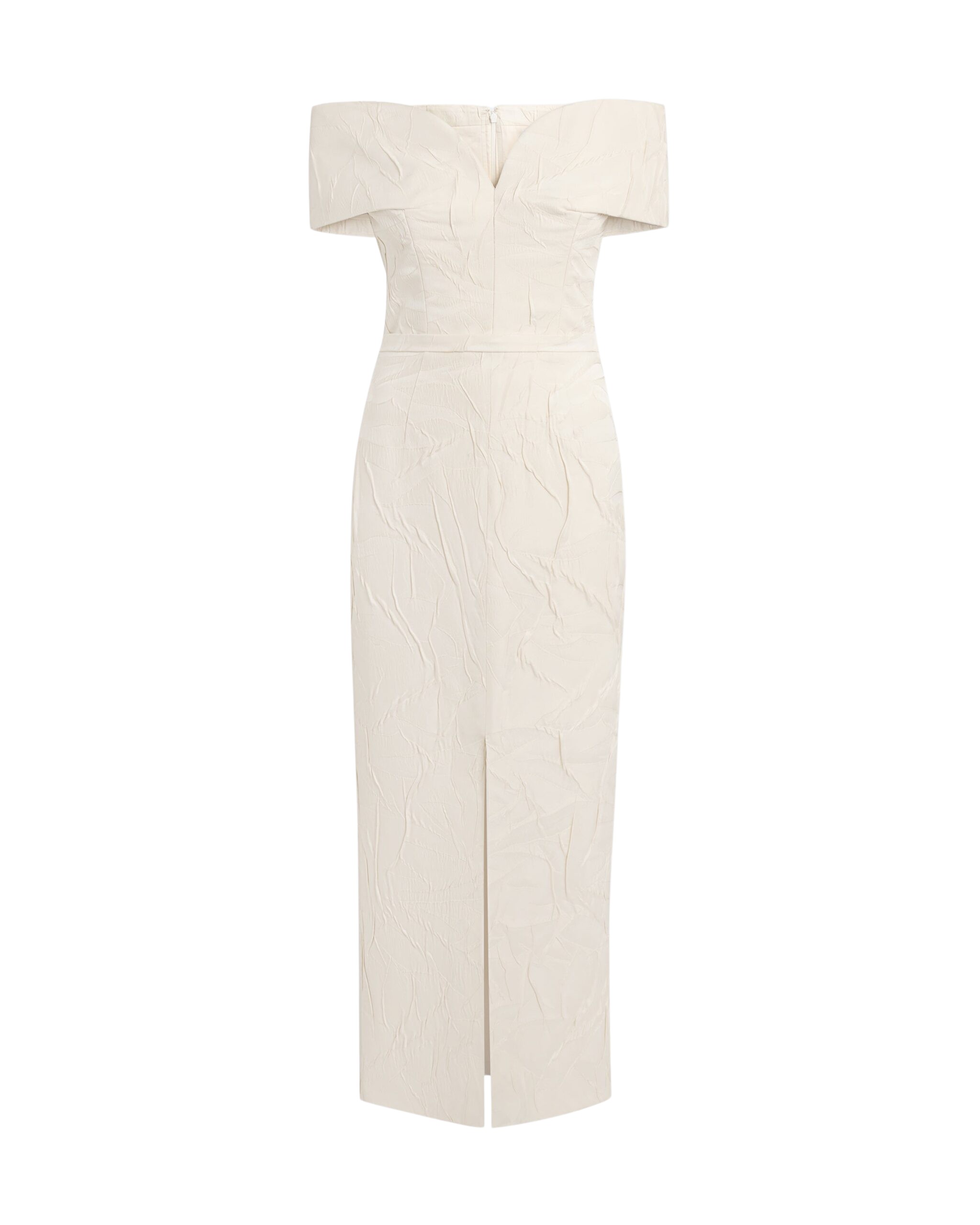 Safiyaa Tonyi Ivory Midi Dress