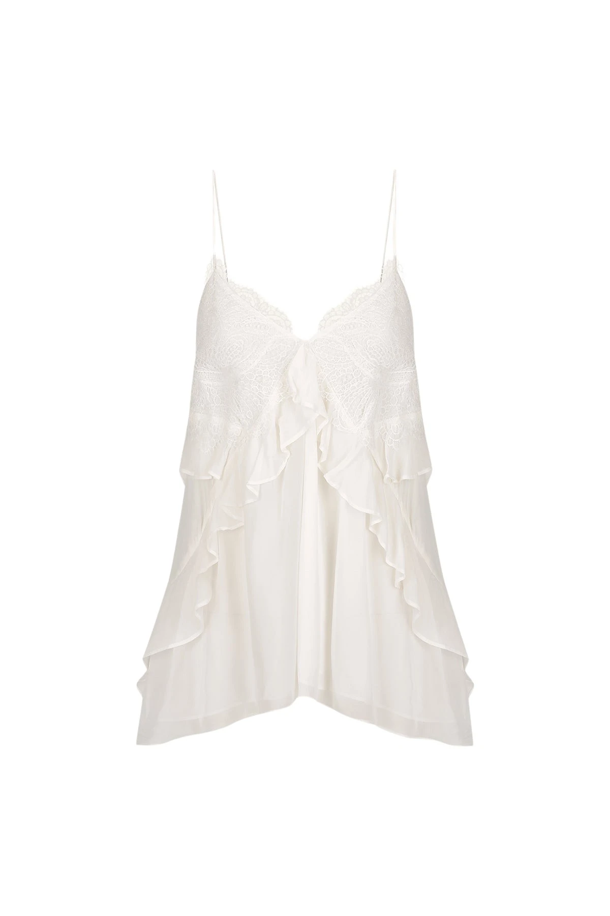 Shona-Joy-Emory-Lace-Ruffle-Cami-Ivory-635587_nobg Shona Joy Ivory Tops luxury Clothing from Luxury Handbags Marketplace