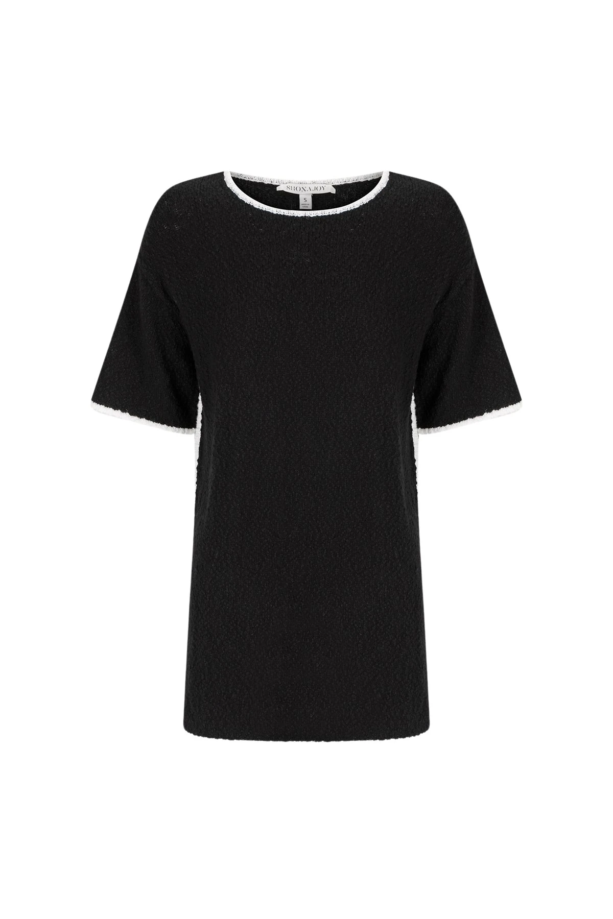 Shona-Joy-Lena-Tee-Black-616623_nobg Shona Joy Black Tops luxury Clothing from Luxury Handbags Marketplace