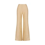 Shona-Joy-Otis-Pintuck-Flared-Pant-Caramel16546_nobg Shona Joy Brown Pants luxury Clothing from Luxury Handbags Marketplace