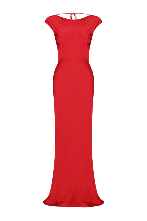 Shona Joy Tatum Cowl Back Maxi Dress – Grenadine