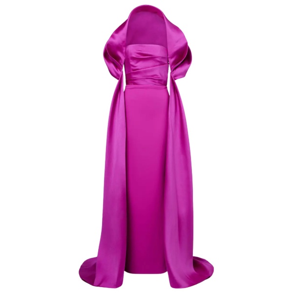 Solace London Pink The Vera Maxi Dress in Fuchsia luxury Clothing from  Luxury Handbags Marketplace