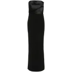 Solace London Black The Afra Maxi Dress in Black