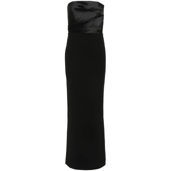 Solace London Black The Afra Maxi Dress in Black