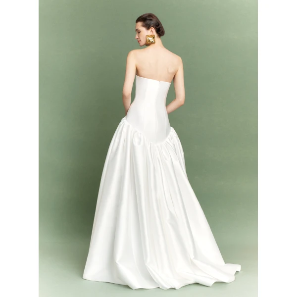 Solace London Ivory The Cassias Maxi Dress in Cream