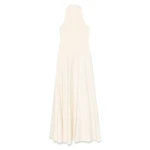 Solace London Neutral The Cece Maxi Dress in Alabaster