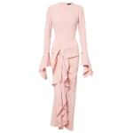 Solace London Pink The Della Maxi Dress in Putty Pink luxury Clothing from  Luxury Handbags Marketplace