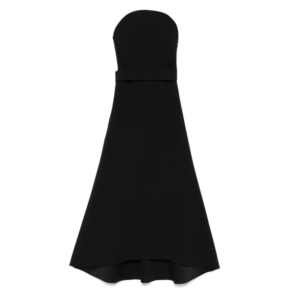 Solace London Black The Ember Maxi Dress in Black