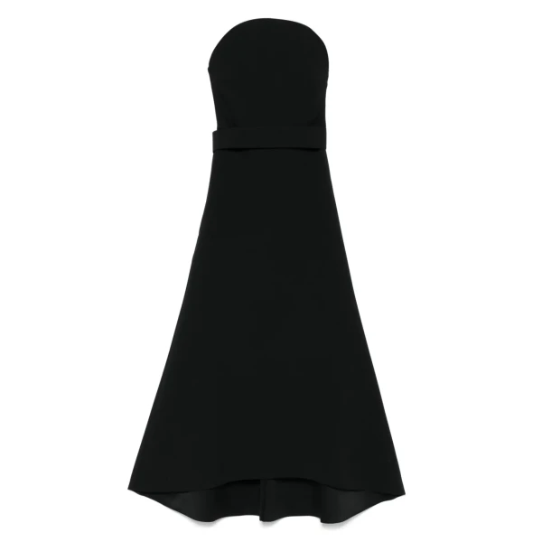 Solace London Black The Ember Maxi Dress in Black