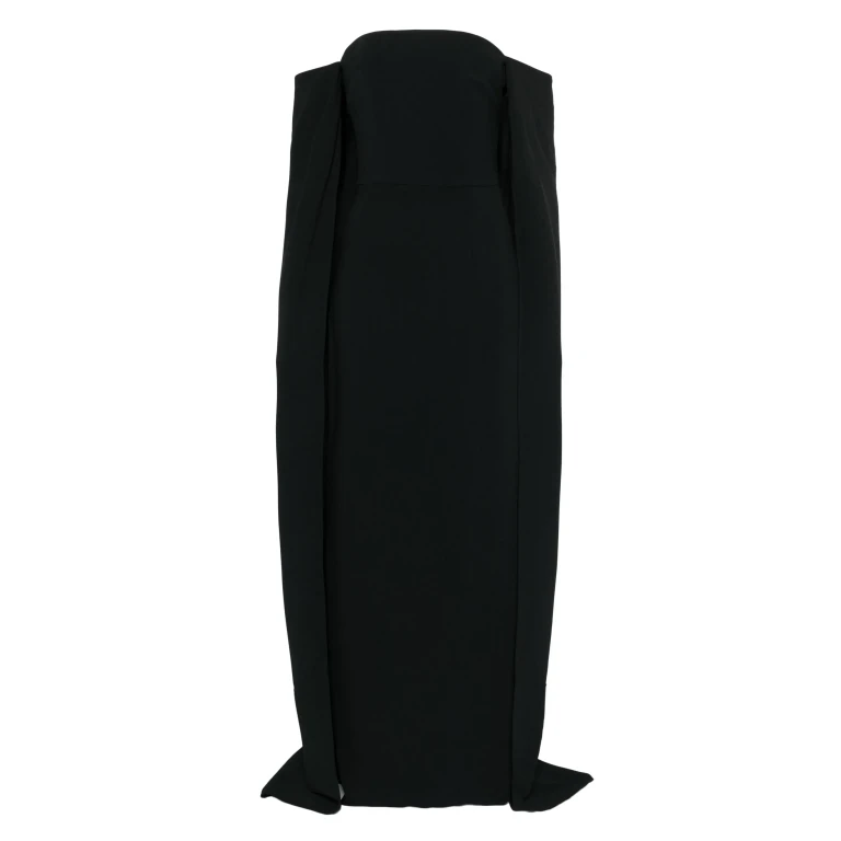 Solace London Black The Fia Maxi Dress in Black