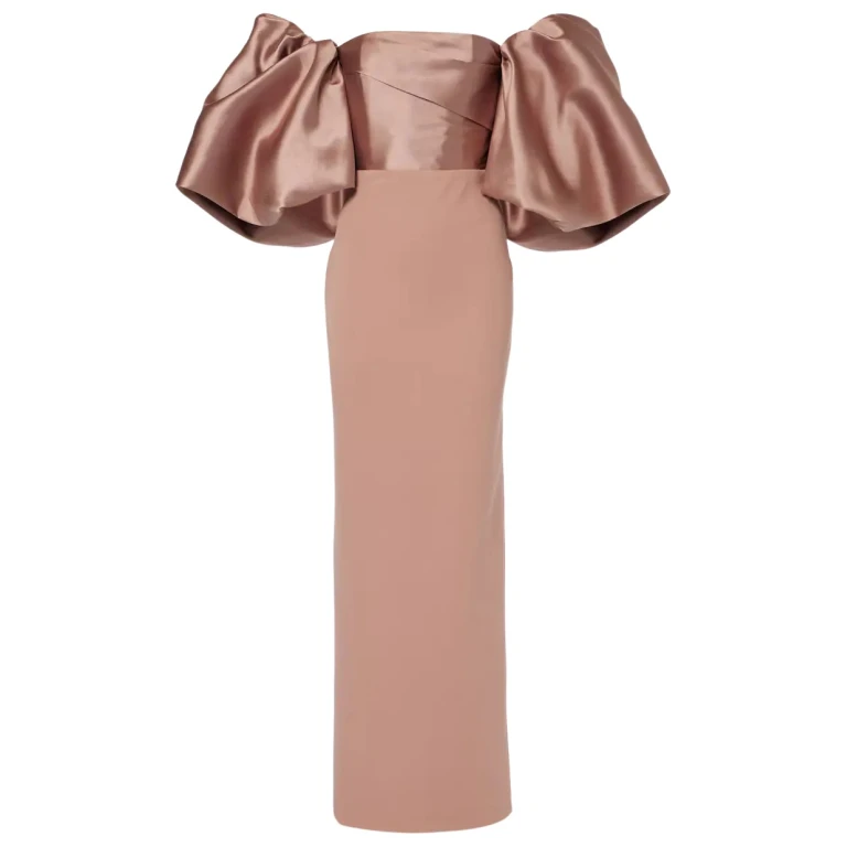 Solace London Brown The Floris Maxi Dress in Cocoa luxury Clothing from  Luxury Handbags Marketplace
