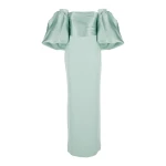 Solace London Green The Floris Maxi Dress in Opal