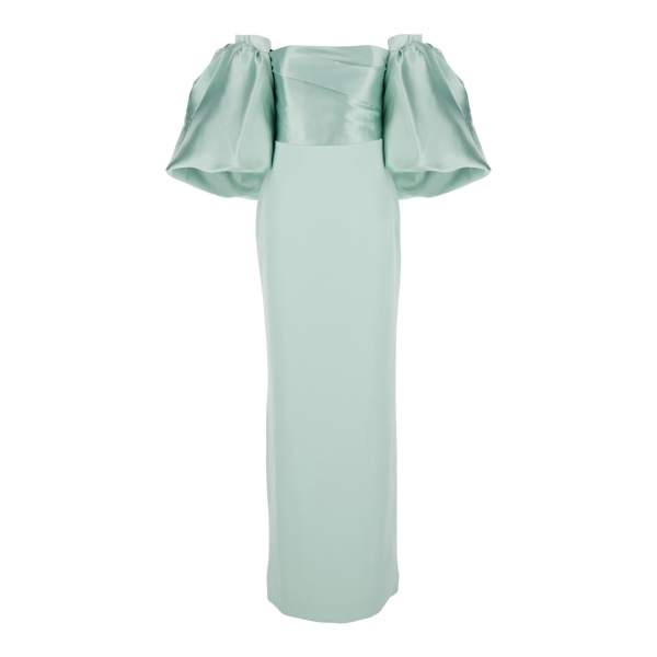 Solace London Green The Floris Maxi Dress in Opal