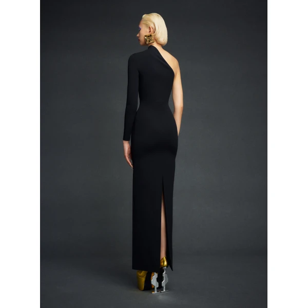 Solace London Black The Joana Maxi Dress in Black