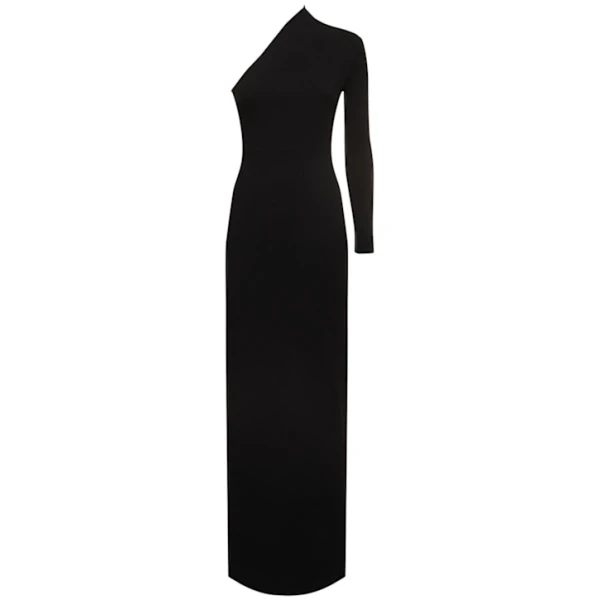 Solace London Black The Joana Maxi Dress in Black