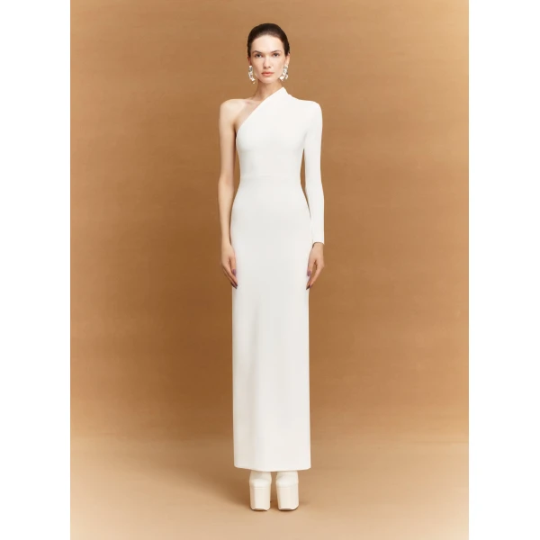 Solace London Ivory The Joana Maxi Dress in Cream