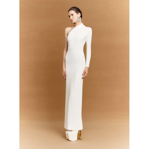 Solace London Ivory The Joana Maxi Dress in Cream