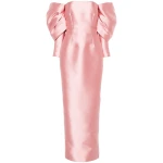 Solace London Pink The Laylah Maxi Dress in Putty Pink