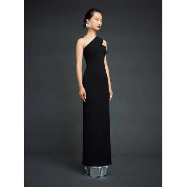 Solace London Black The Lois Maxi Dress in Black