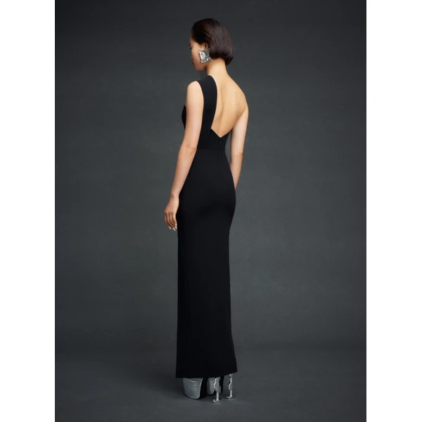 Solace London Black The Lois Maxi Dress in Black