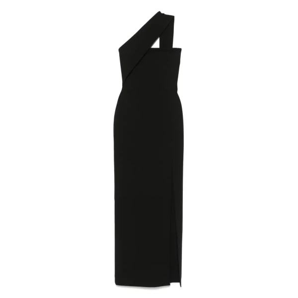 Solace London Black The Lois Maxi Dress in Black