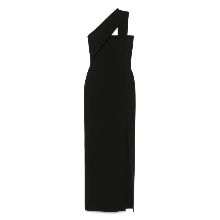 Solace London Black The Lois Maxi Dress in Black