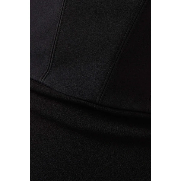Solace London Black The Malla Maxi Dress in Black