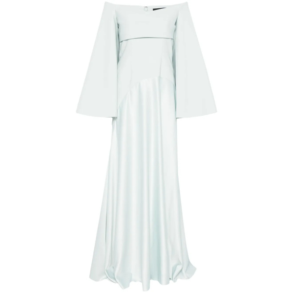 Solace London Blue The Rina Maxi Dress in Opal