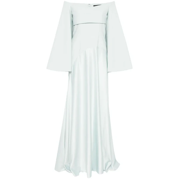 Solace London Blue The Rina Maxi Dress in Opal