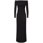Solace London Black The Sabina Maxi Dress in Black