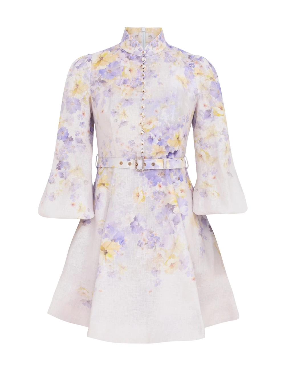 Zimmermann Crush Buttoned Mini Dress Zimmermann dress