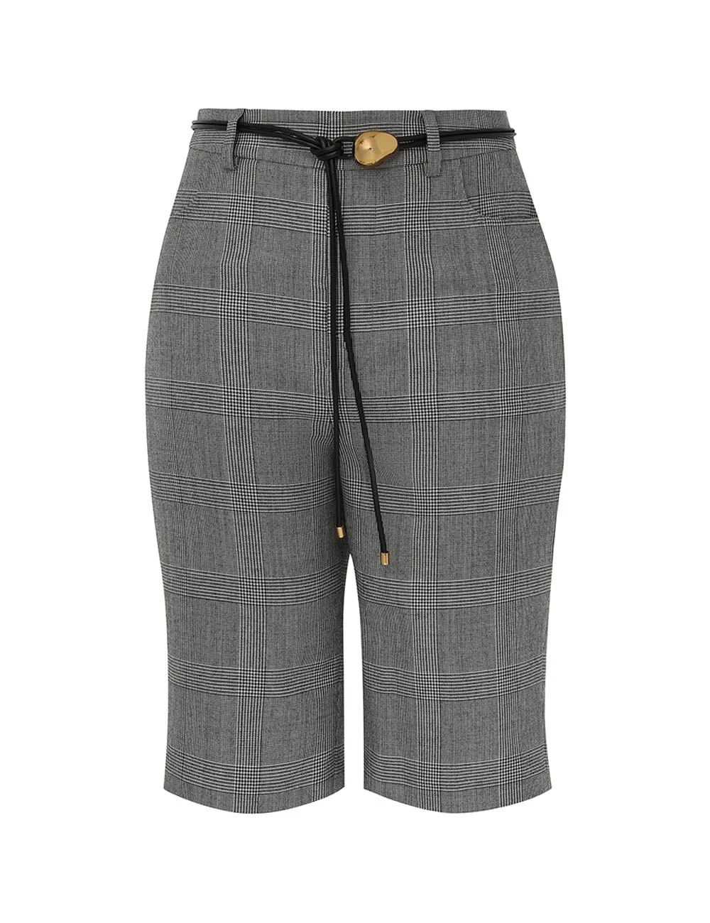 Zimmermann Crush Check Long Short Zimmermann dress