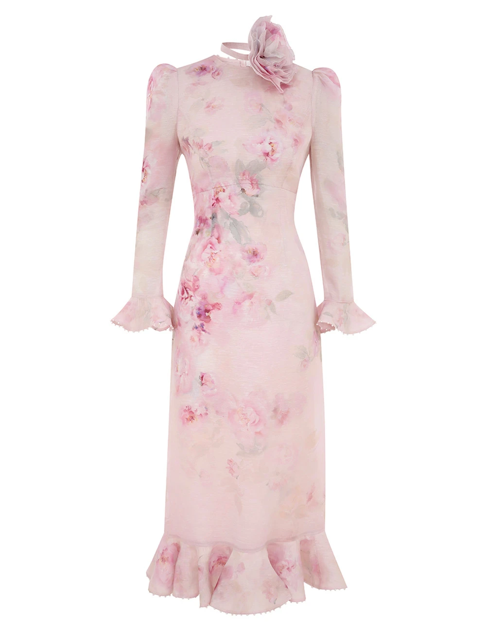 Zimmermann Crush Flower Midi Dress Zimmermann dress