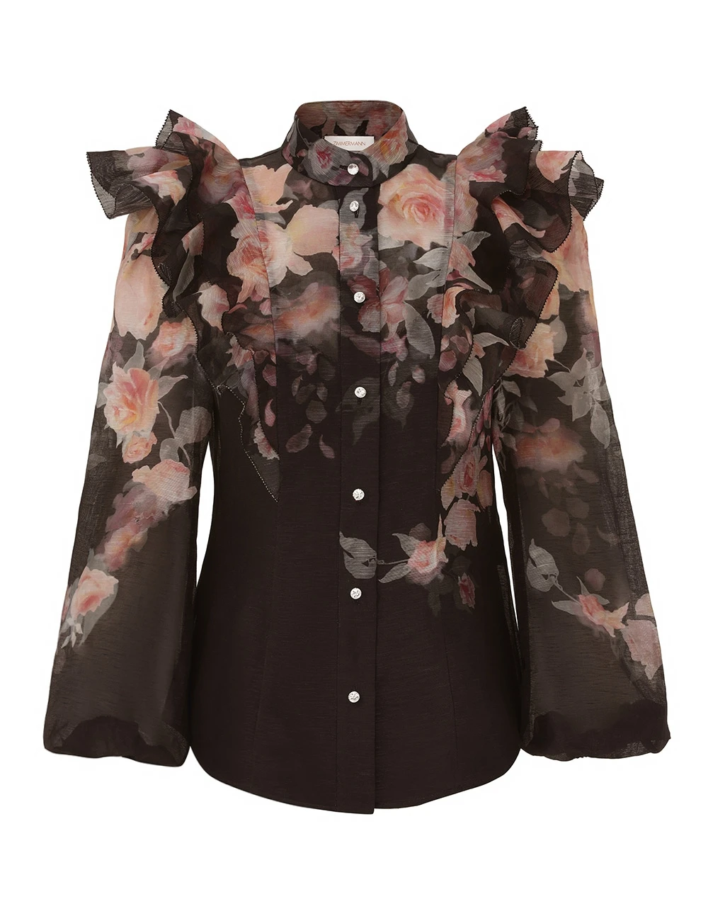 Zimmermann Crush Frill Sleeve Blouse Zimmermann dress