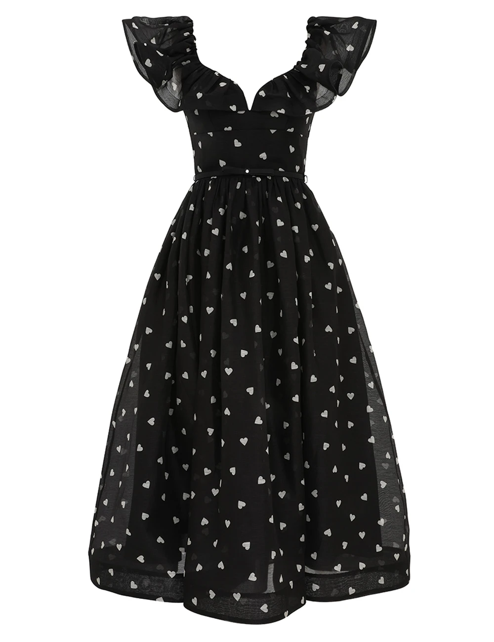 Zimmermann Crush Frilled Midi Dress Zimmermann dress
