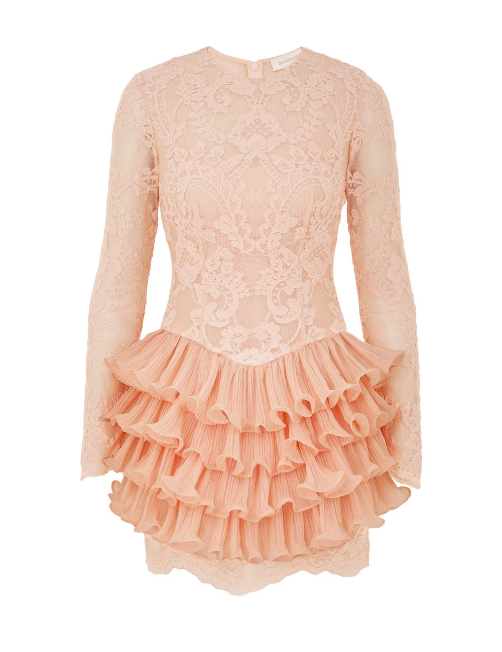 Zimmermann Crush Lace Frill Mini Dress Zimmermann dress