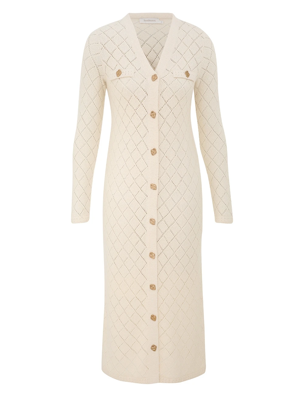 Zimmermann Crush Pointelle Midi Dress Zimmermann dress