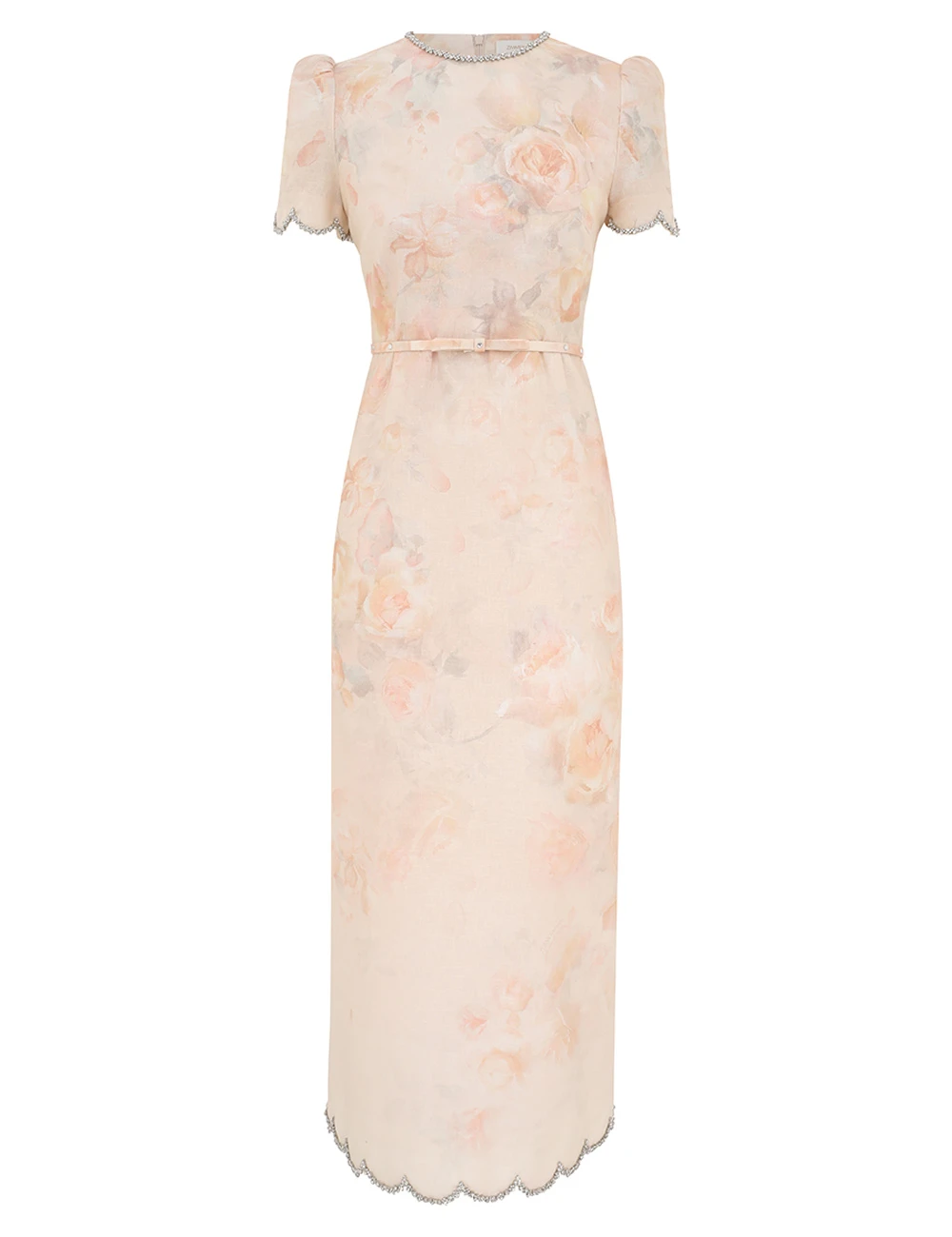 Zimmermann Crush Scalloped Midi Dress Zimmermann dress
