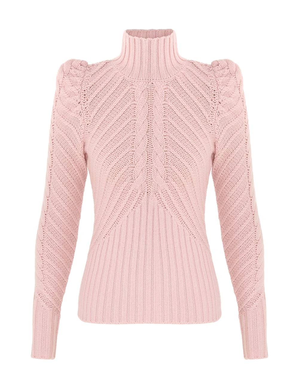 Zimmermann-Crush-Turtleneck-Cable-Sweater-1 Zimmermann dresses