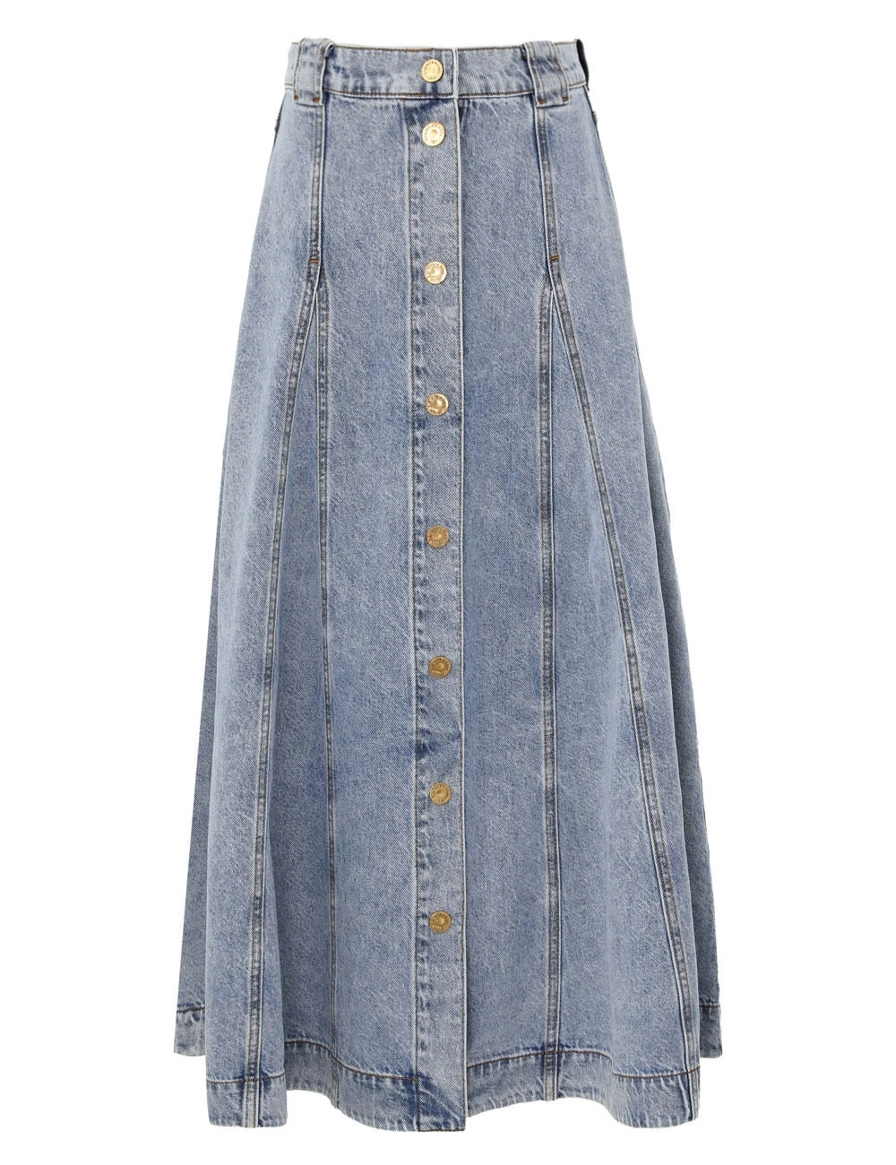 Zimmermann Denim Flare Skirt Zimmermann dress