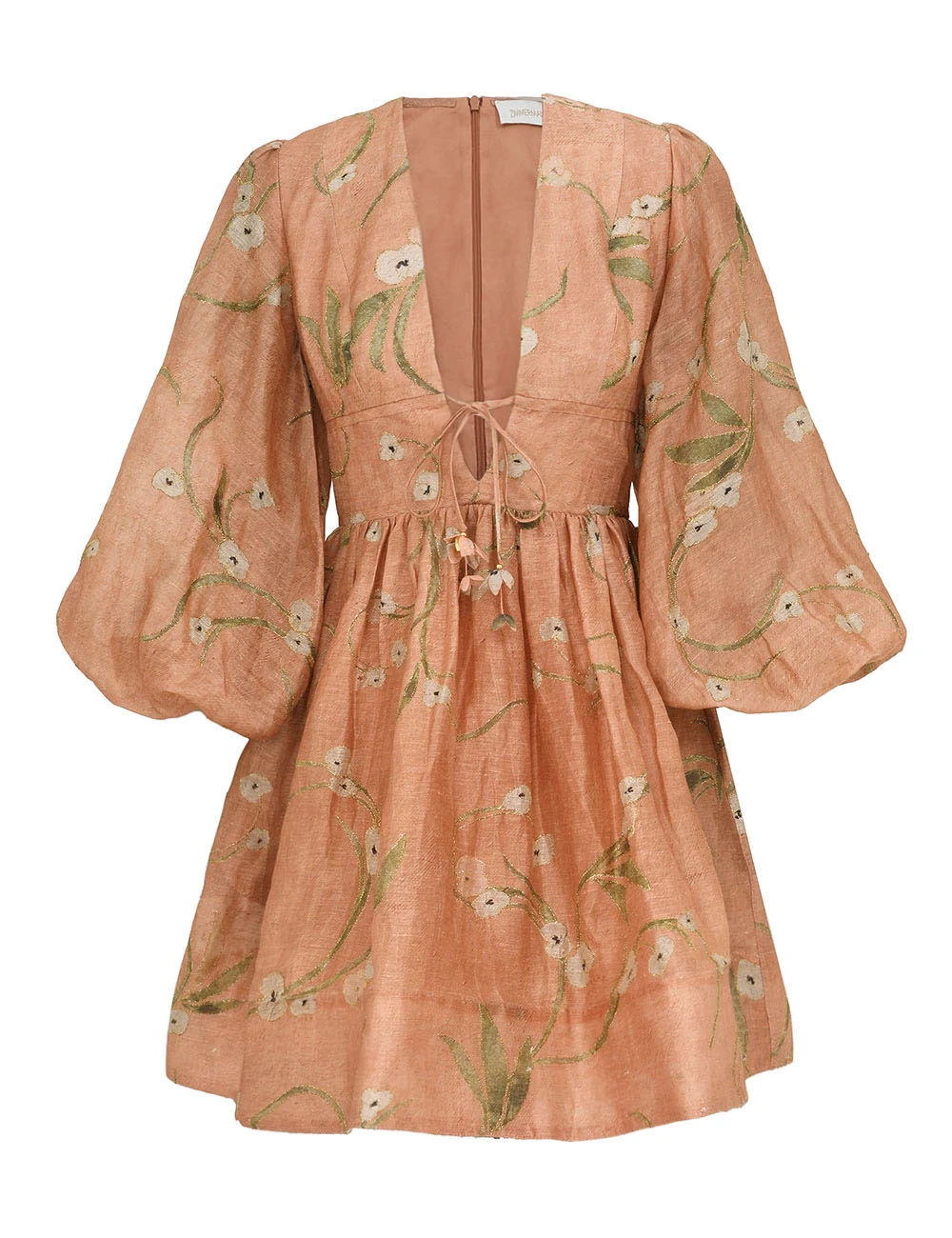 Zimmermann Illuminate Drawn Mini Dress Zimmermann dress