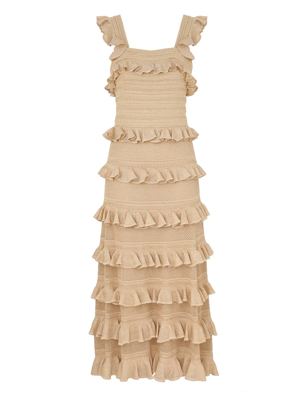 Zimmermann Illuminate Lace Frill Midi Zimmermann dress