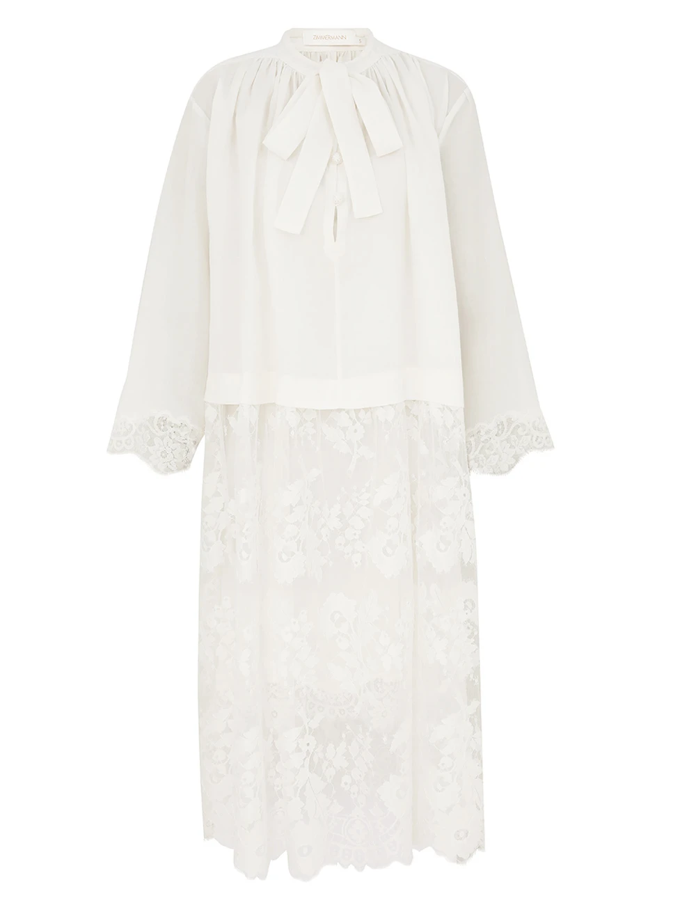 Zimmermann Illuminate Lace Smock Dress Zimmermann dress