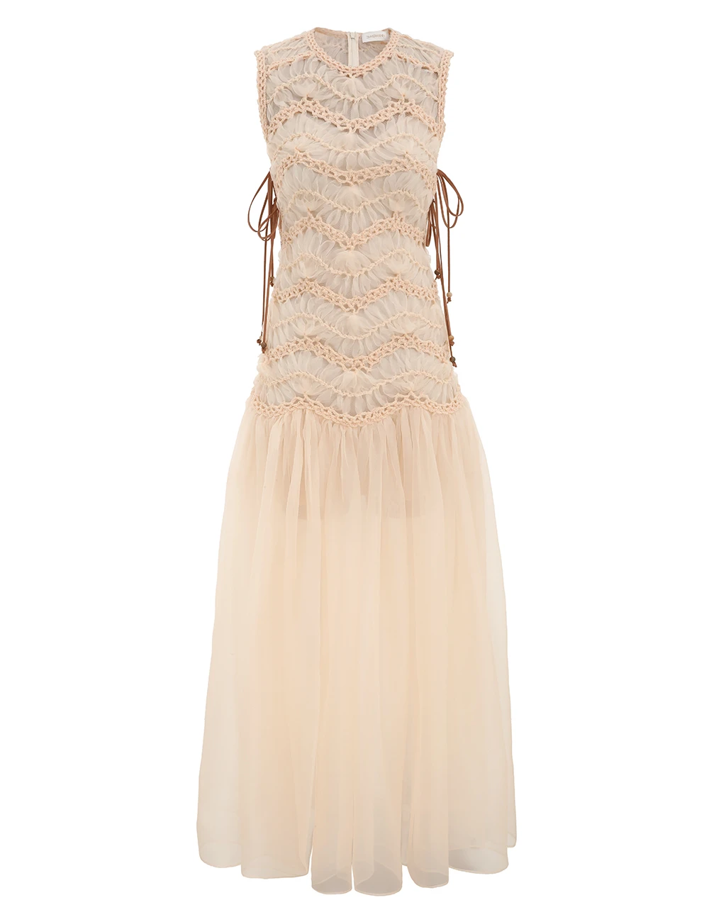 Zimmermann Illuminate Macrame Maxi Dress Zimmermann dress