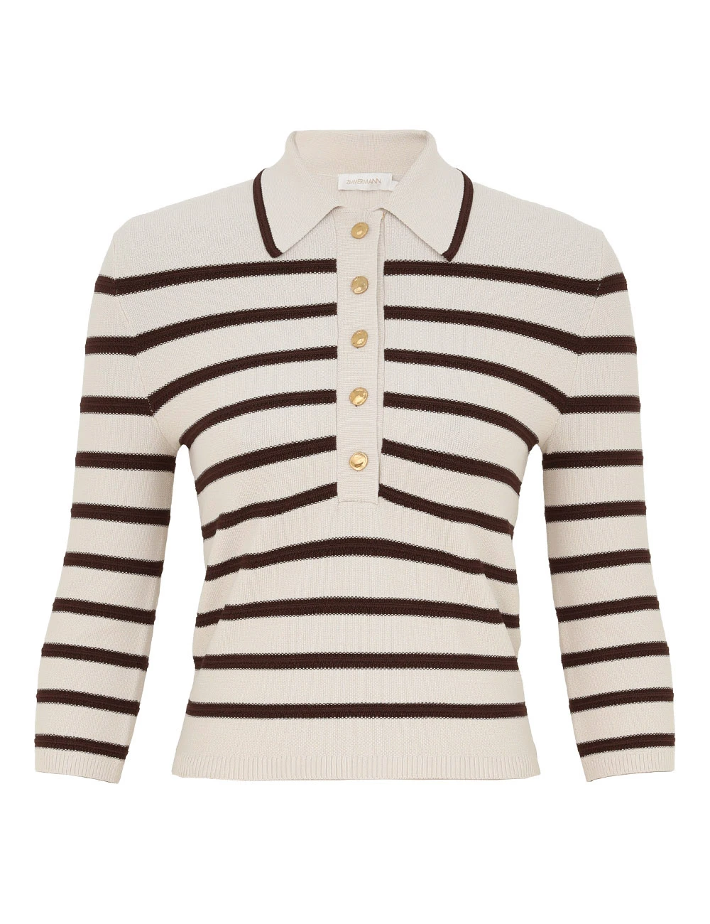 Zimmermann Illuminate Stripe Polo Zimmermann dress
