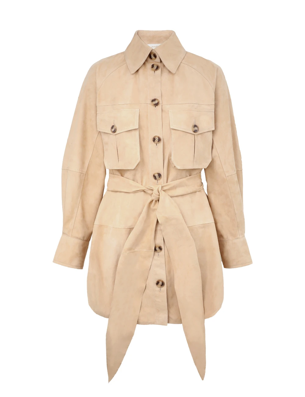 Zimmermann Illuminate Suede Mini Dress Zimmermann dress
