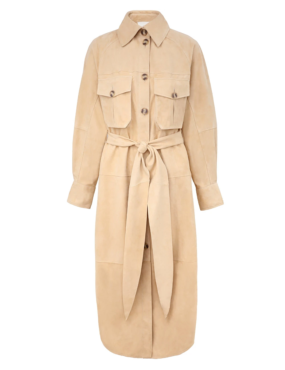 Zimmermann Illuminate Suede Trench Zimmermann dress