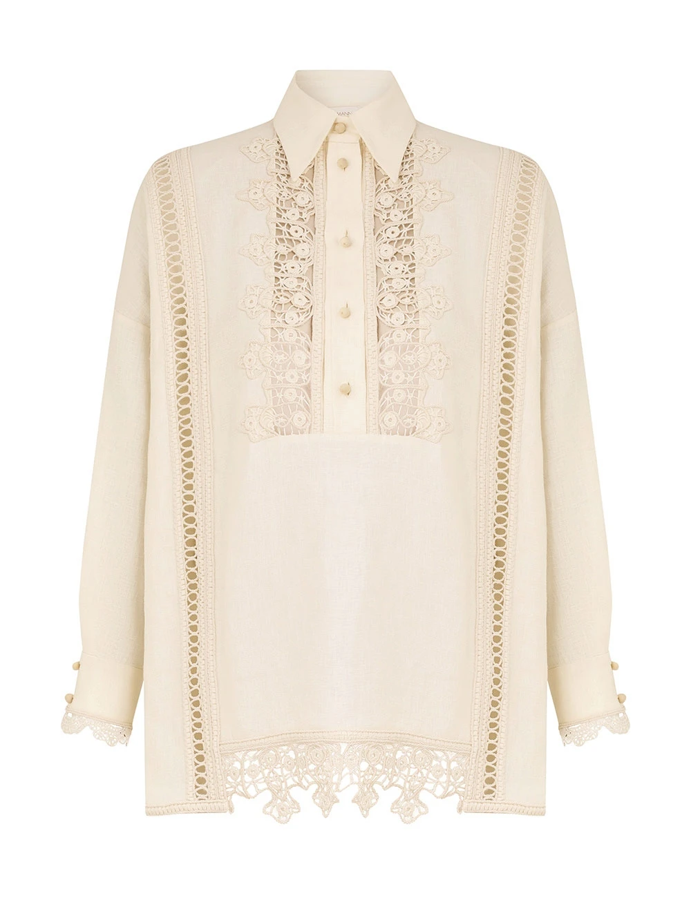 Zimmermann Illuminate Trimmed Shirt Zimmermann dress