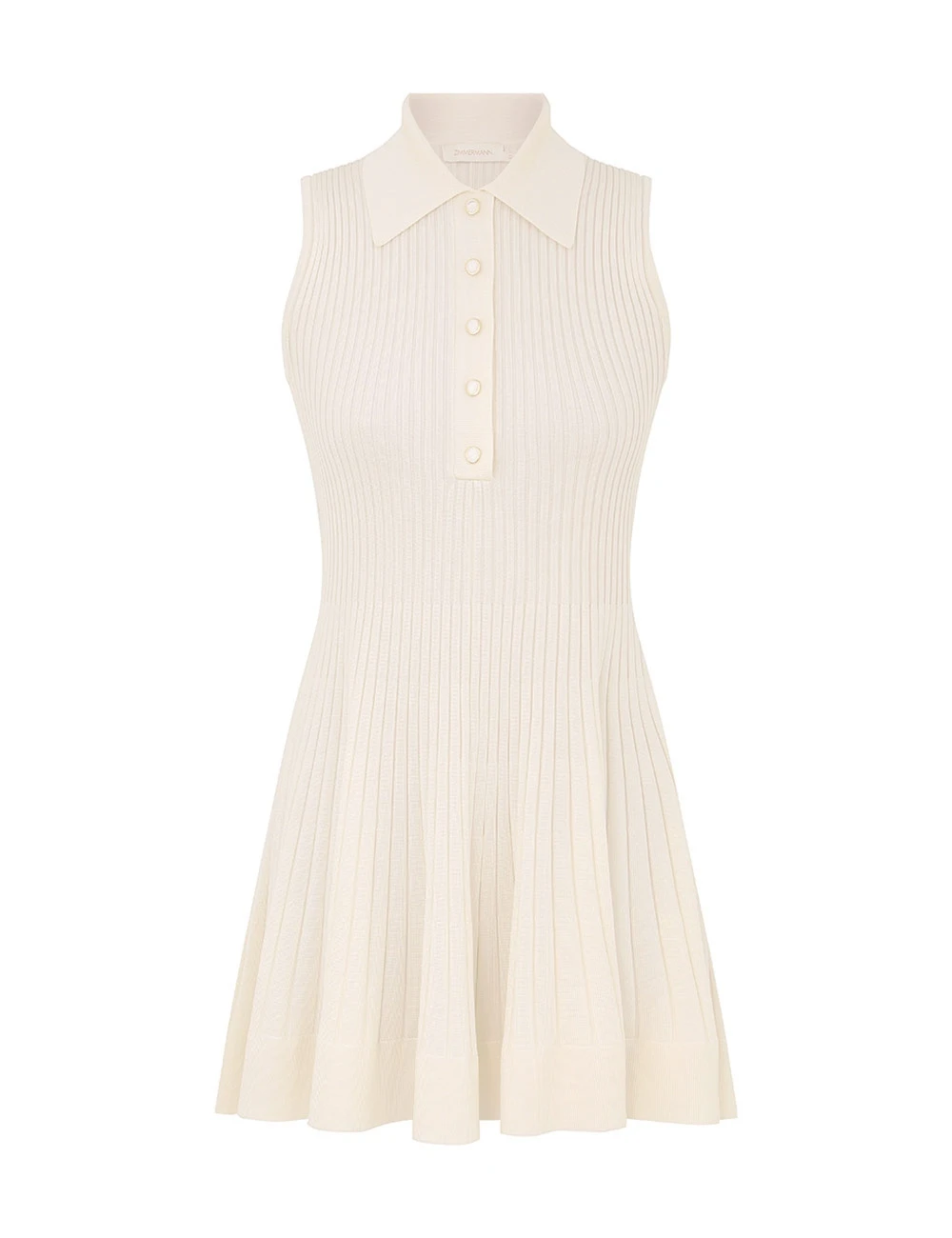 Zimmermann Rib Polo Mini Dress Zimmermann dress